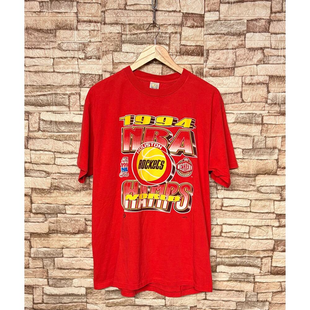 Vintage Houston Rockets 90's NBA Championship T shirt Size X LArge VNTG